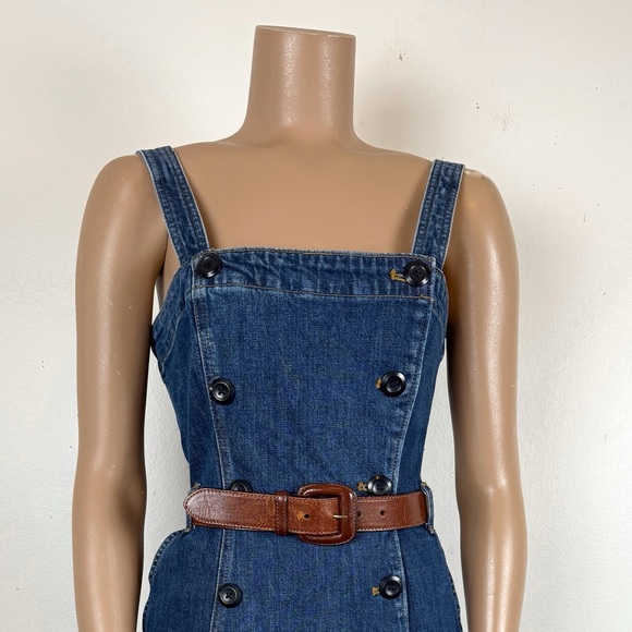J. Crew Dresses & Skirts - J. Crew Blue Denim Jumper Dress size 4